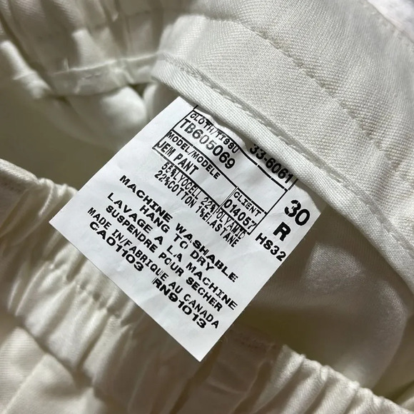 NWT Ted Baker Men's Jem Constructed Flat Front Dress Pants - size 30 R - Picture 10 of 11